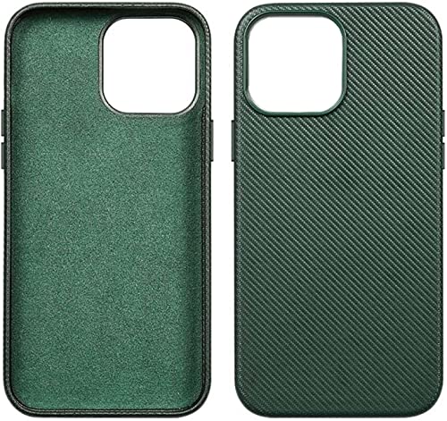 Coque iPhone 13 verte protège des rayures et charge par induction