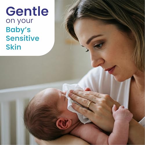 Image of Baby Wet Wipes - 60 Wipes Travel Packs (10 x 6 Packs) | Fragrance-Free, Alcohol-Free & Hypoallergenic | Extra Thick, Moisturizing & Gentle on Sensitive Baby Skin