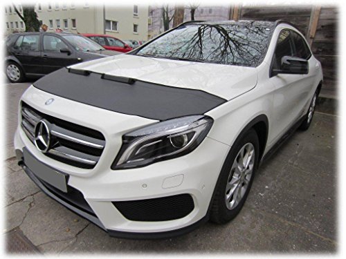 Hood Bra Front End Nose Mask Compatible with Mercedes-Benz MB X 156 X156 GLA Since 2013 Bonnet Bra STONEGUARD Protector Tuning