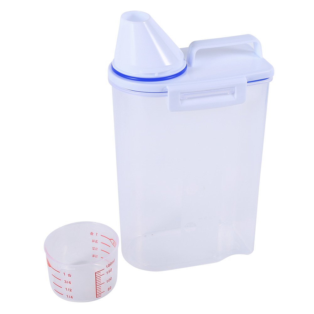 Pet Food Storage Box, Pet Food Storage Container, Dog Food Dry Food Dispenser Easy Pour with Cup Pet Supplies Pet Supply Dog Dog Food Container (B095RWQLJR) Amazon Price History, Amazon Price Tracker