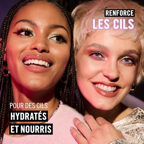 Rimmel Wonder'Bond Lash Filler + Hyaluronic, Mascara, 001 Black, Cils hydratés et nourris, Cils visiblement plus denses et épais, Acide hyaluronique, Résiste aux bavures, Ne s'effrite pas, 11 ml