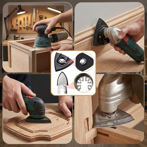 Towbluii Multitool Sanding Pads for Detail Work