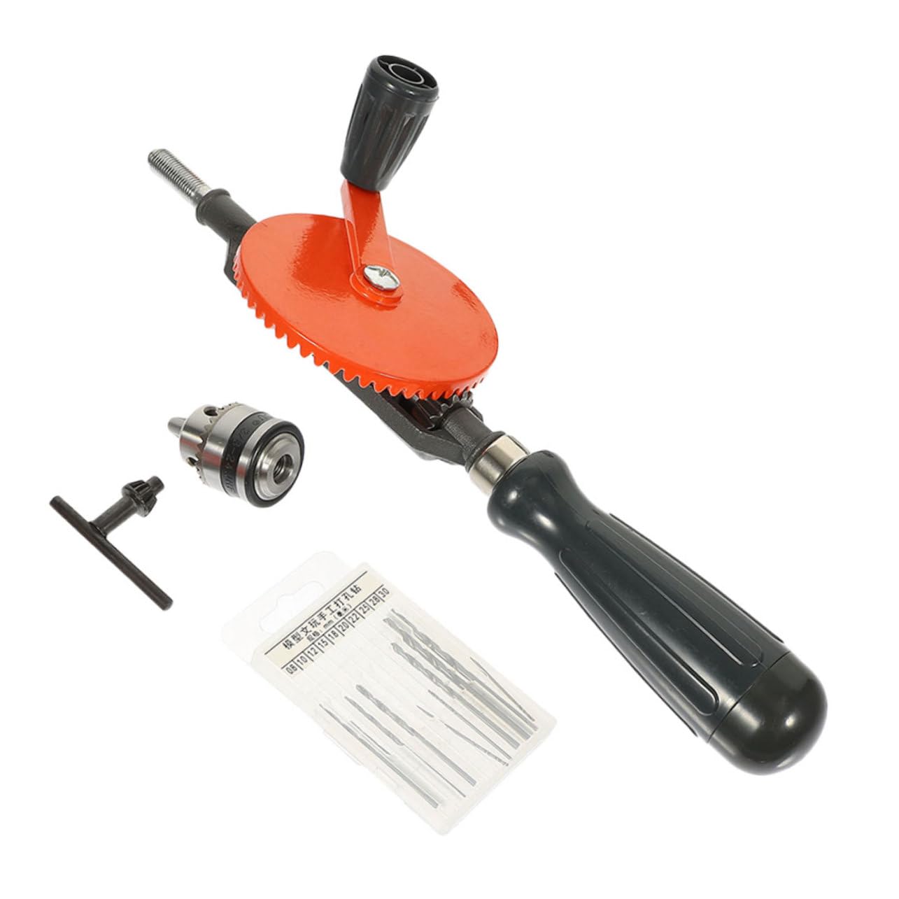 Perceuse à main manuelle avec mèches portables pour bricolage de précision