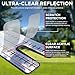 KINGTOP Ultra Golf Putting Mirror - Full Alignment View for Eyes & Shoulders - Ideal for Indoor | Outdoor Practice, with Carry Bag and Golf Tees