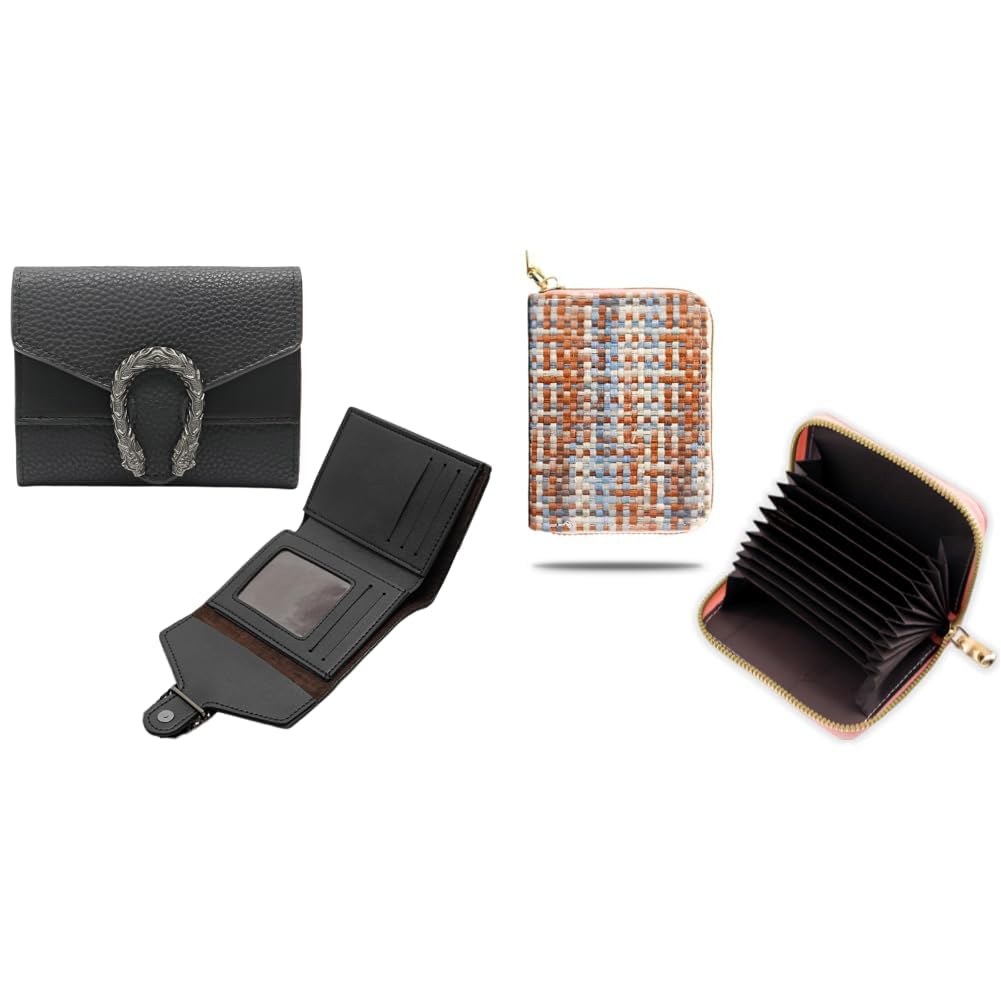 Women's Wallet -Stylish and Compact Purse Clutch Wallet for Women, Stylish Card Coin + Wallet for Unisex - The Ultimate Stylish and Compact Credit, Debit, ATM Card Holder Organizer-image-27