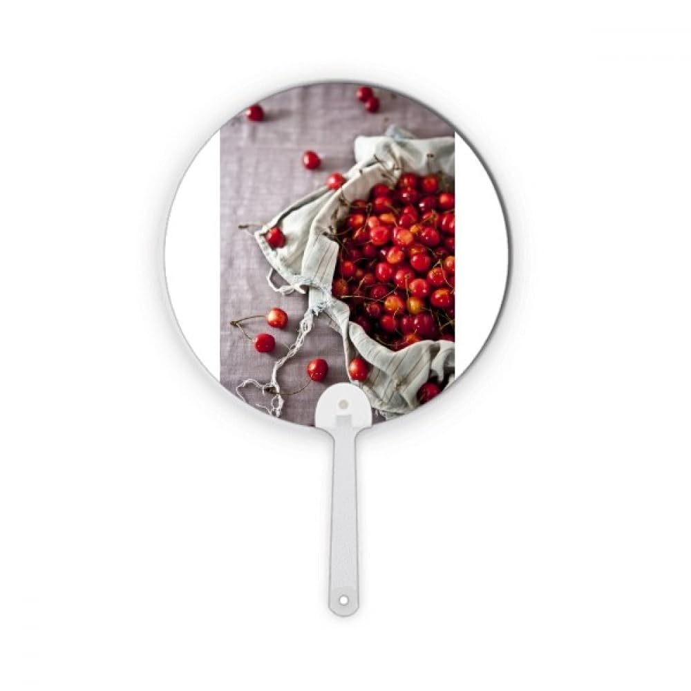 Photographie ronde en plastique fruits rouges tempérés déco murale design intérieur