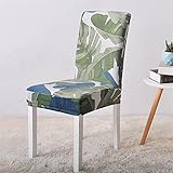 Stuhlabdeckung Spandex für Esszimmer Hochzeiten Party Bankett Universalgröße 1/2/4/6PC, Farbe1,6 Stück Abdeckungen