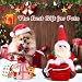 ZQEJEFD Hundekostüm Weihnachten, Hund Weihnachtsmann Kostüm, Hundekostüm Weihnachten für Katze und Hund mit Santa Claus Reiten auf Haustier, Geeignet für Kleine bis Große Hunde (L, Rot)