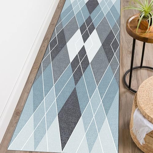 Alfombra anti manchas 110 x 120 cm para pasillo con base adherente de seguridad 5
