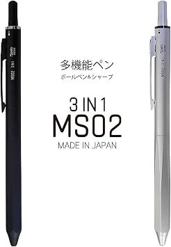 AUTO Multi-Function Pen MS02 Black MS02-MF3-BK