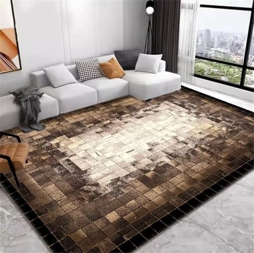 Tapis de salon géométrique moderne 180x280 pour bureau et canapé - 2