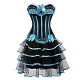 DESKABLY Halloween Costumes for Women Gothic Dress with Corset Medieval Costume Festival Renaissance Dress 70s Victorian Dresses -  Amazon Essential Prime Day Deals Clearance On Sale