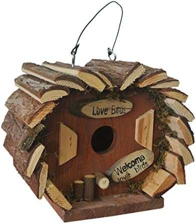 Petrum Wood Outdoor Yard Hanging Wooden Bird House hotel