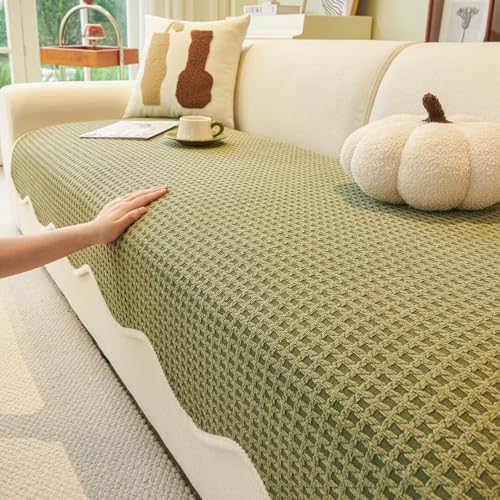 YKFN ソファカバー ソファーパッド 3人掛け 肘付き 肘なし ソファーカバー かけるだけ 座布団 ソファーシート ソファーマット マルチカバー ソファー 北欧 おしゃれ 長座布団 犬猫対策 毛髪不粘着 防塵カバー ずれない ベッドカバー 替えソファカバ