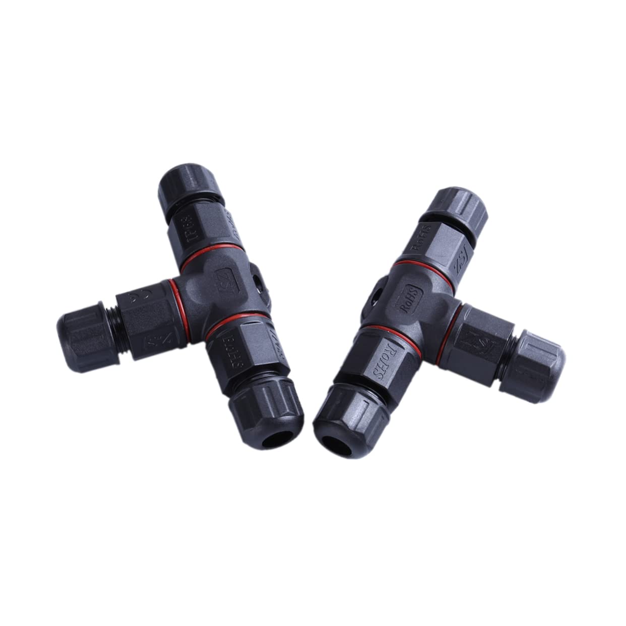 Gadpiparty 2pcs Electrical Connector Corn on The Cob Holders Measuring Cups Ip68 Cord Connector Junction Wire Spot Lights 3 Way Wire Connector Cable Gland Power Tool Crimping Cable Connector-image-19