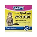 Johnsons Easy Spot-On Wormer for Cats and Kittens, 0.05 kg WHITE