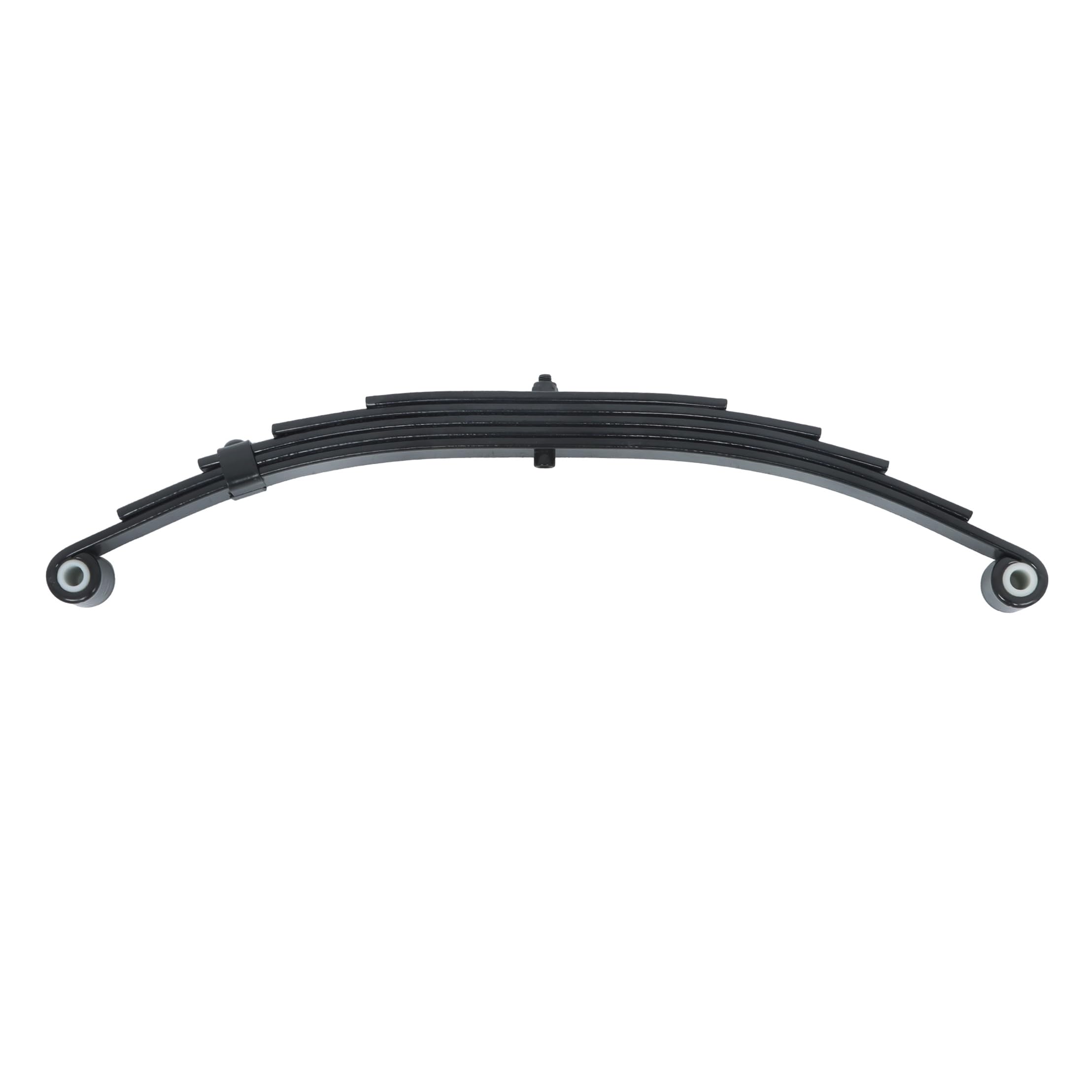 Thomletha 6000lbs Single Trailer Axle Suspension Kit - 5 Leaves 3000lbs Trailer Double Eye Spring U-bolt kit Hangers Kit Shackle Straps Kit