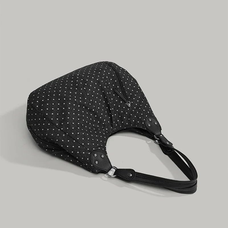 Bolso vintage tote con asas estilo Y2K para mujer miniatura 5