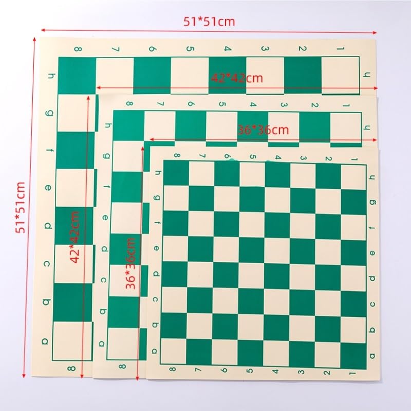 Échecs Tapis d'échecs avec bac de Rangement, échiquiers enroulables