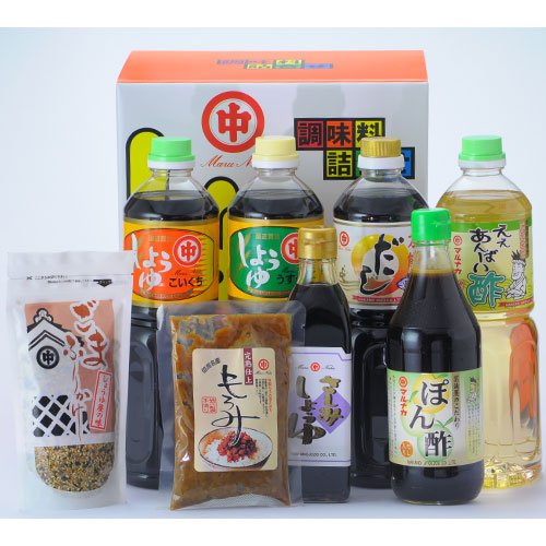 中野醸造 兵庫県養父市 調味料 ギフトセット 8種セット 化粧箱入り