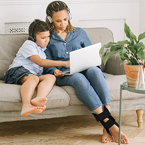 Orthomen Air Gel Ankle Brace - Stirrup Ankle Splint - Adjustable Rigid Stabilizer For Sprains, Strains, Post-Op Cast Support And Injury Protection #TOP6