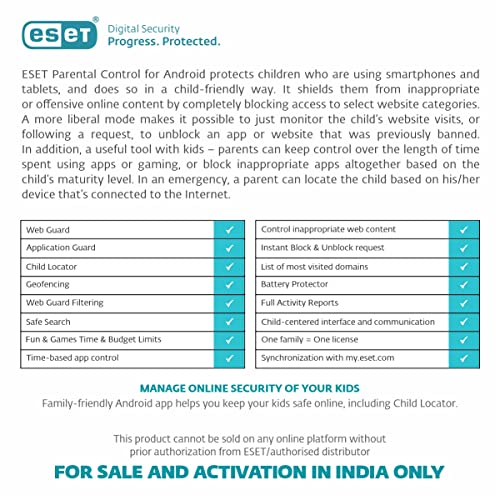 ESET Parental Control For Android 1 Device, 1 Year - Image 3