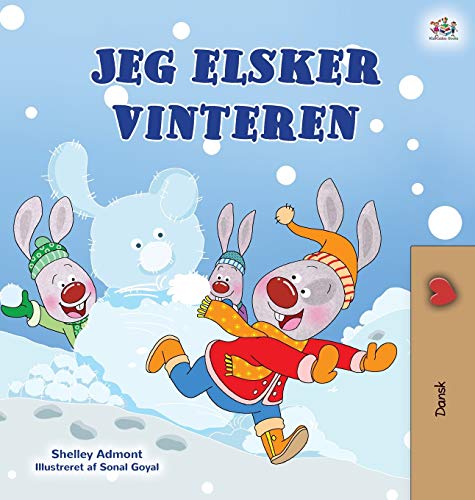 I Love Winter (Danish Children's Book) (Danish Bedtime Collection) (Danish Edition)