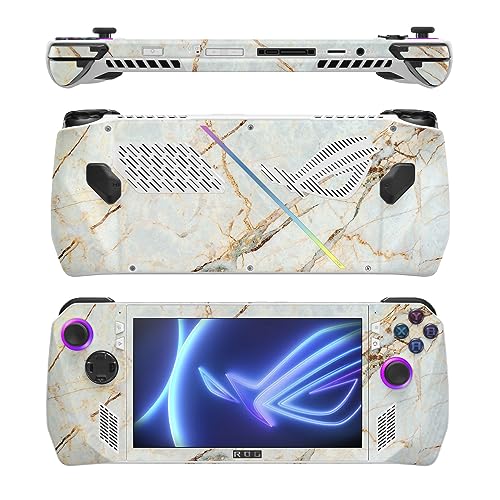 Image of MightySkins Skin Compatible with Asus ROG Ally - Antique Marble | Protective, Durable, and Unique Vinyl Decal wrap Cover | Easy to Apply, Remove, and Change Styles