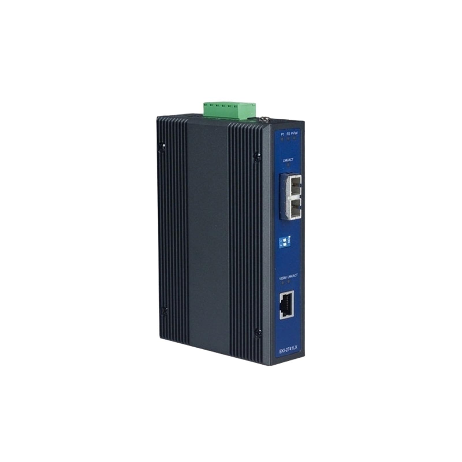Convertisseur Fibre Optique multimode 100Mbps EKI-2541M-AE, commutateur Ethernet Industriel