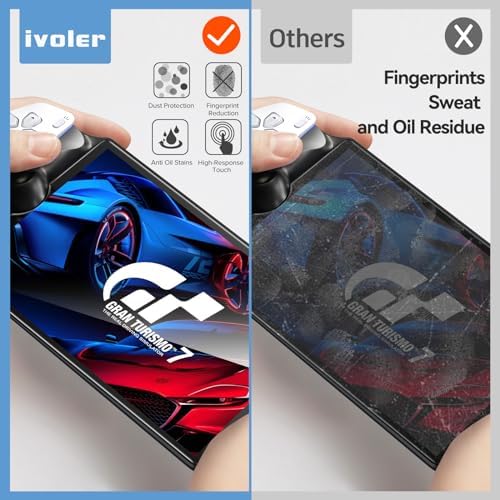 ivoler 2-Pack Screen Protector Tempered Glass for PlayStation Portal Remote Player 8 inch 2023, Transparent HD Clear Anti-Scratch Screen Protector for PlayStation PS Portal Remote Player 8.0'' — view 6