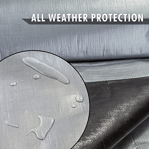 CARTMAN-Finished-Size-12x20-Feet-Extra-Thick-16-Mil-Ultra-Heavy-Duty-Poly-Tarp-Multipurpose-Protective-Cover-UV-Resistant-Waterproof-Poly-Tarpaulin-with-Reinforced-Edges