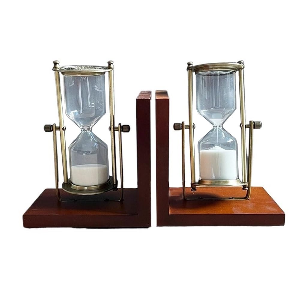 Bookends Home Study Klepsydra Ozdoby Regał biurowy Półka na książki biurko
