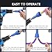 3Pcs Wire Twisters Tool for Drill, Twisters for Wire Nut Chuck Wire Twisting Tool Electrical Wire Twister Wire Spinner Wire Driver Tools for Electricians Drill(Blue)