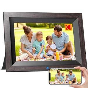 KODAK Digital Picture Frame, 32G10.1 Inch WiFi Digital Photo Frame 1280×800 HD IPS Touch Screen, Auto-Rotate, Share Photos and Videos via KODAK App, for Friends and Family