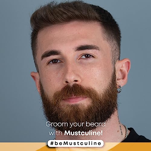 Mustculine Beard Grooming Kit, Beard Care Kit for Men with Root Vitamin Spray, Follicle Activator Pen, Beard Wash and Keratin Mask for Men Grooming and Thicker Fuller Beard - Image 3