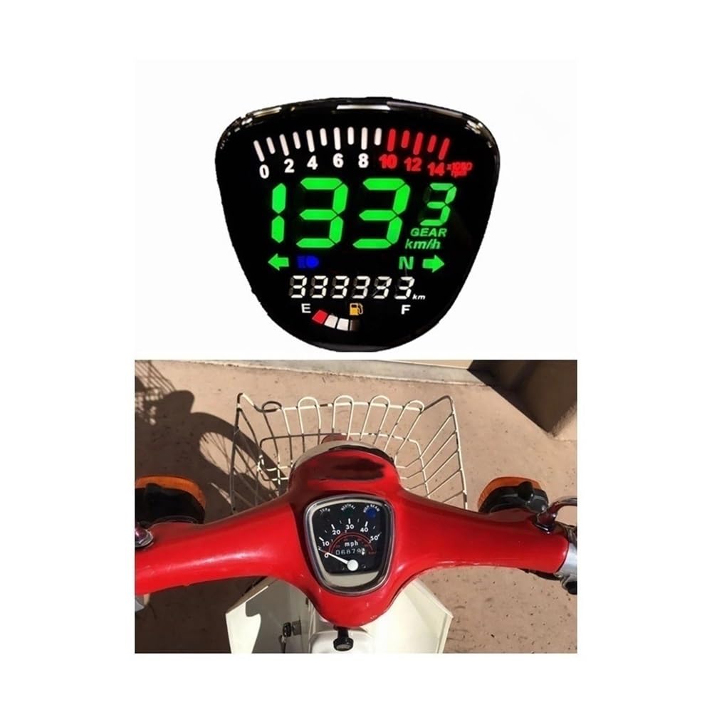Odómetro Digital Para Motocicleta, Velocímetro, Tacómetro
