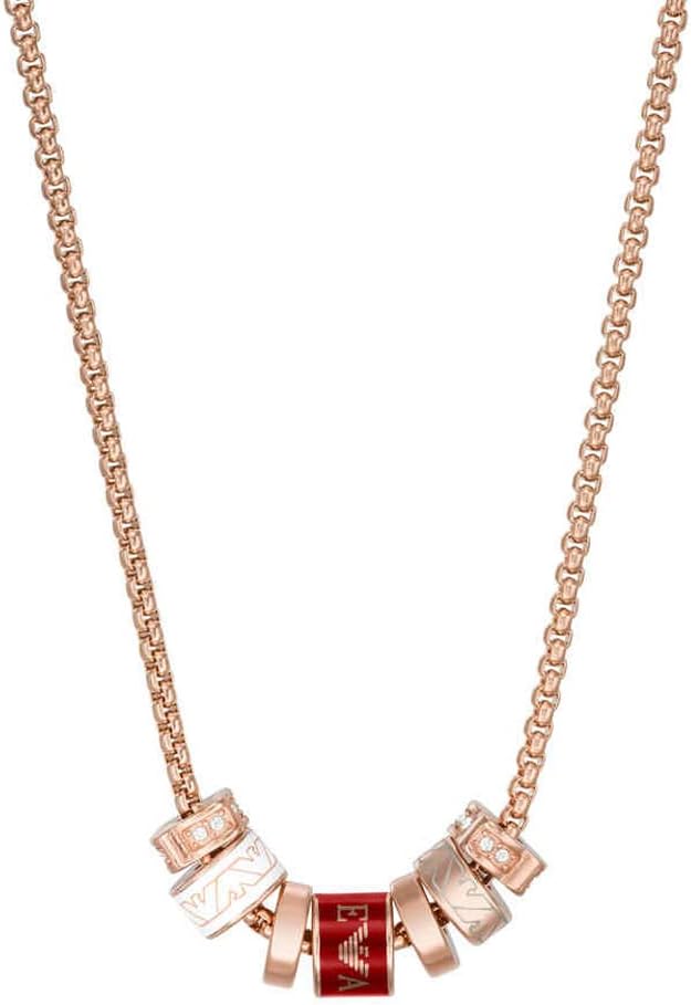 Emporio ArmaniWomens Rose Gold Necklace Egs2933221