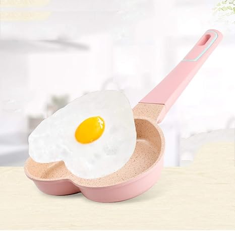Amazon 赤ちゃんのための2ピース鍋セットテフロン加工stewpan蓋とスプーン 7インチミルクパン 健康食品 色 ピンク 中華鍋 オンライン通販