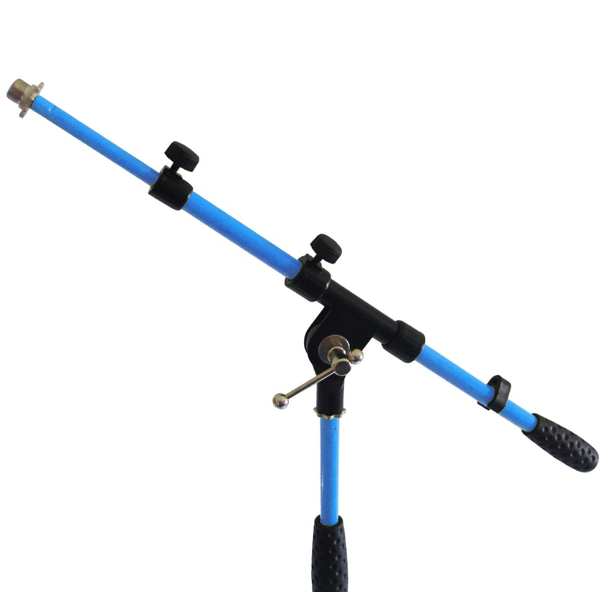 Keepdrum - Supporto per microfono MS106BL mit Galgen u. Metallsockel Blau