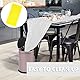 2 Stück Einweg Tischdecke Gelb Kunststoff Tischdecken Rechteckig,137 * 274cm Tischdecke Rolle wasserdichte Ölbeständig Garten Tischtuch Papiertischdecke für Party,Geburtstag,Hochzeiten,Weihnachten