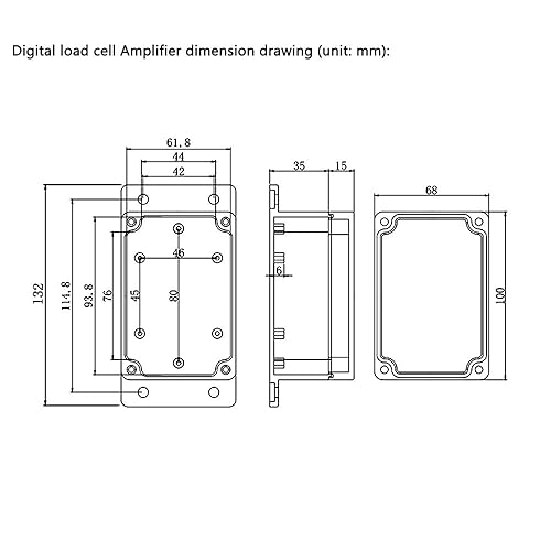 Vista 14 de Amplificador de celda de carga ATO con lectura digital, indicador de controlador de pantalla de célula de carga, amplificador de célula de carga