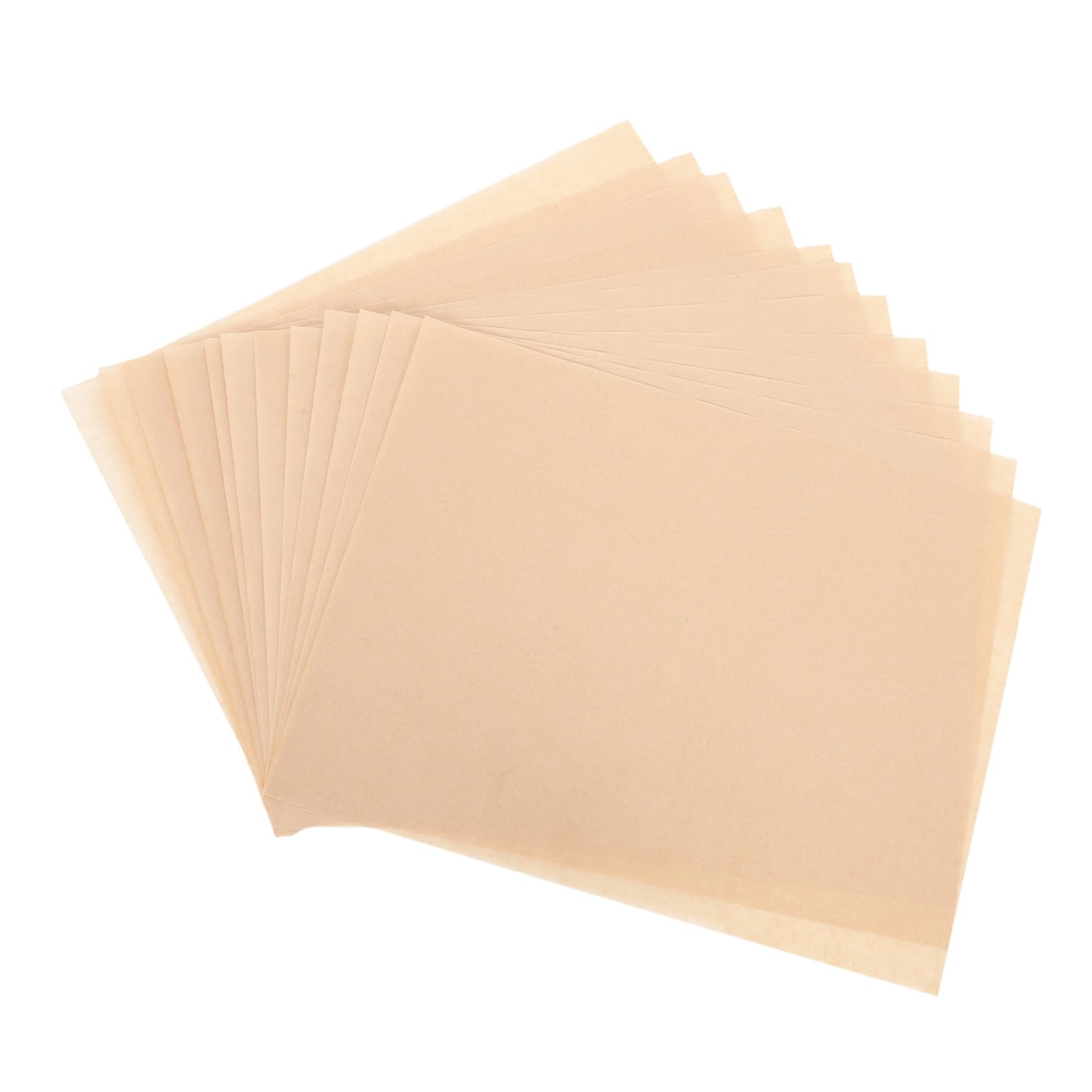 PRETYZOOM 300 Piezas Papel De Silicona Para Hornear Revestimiento De Papel Marrón Antiadherente Asar