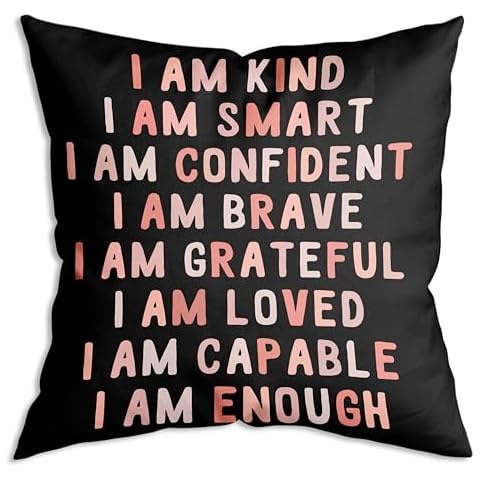 ZNGFON Inspiring Boho Baby Girl Pillow Cover Cover