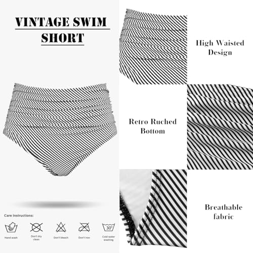 Image of Amy Babe Women's High Waisted Bikini Sets Push Up Twist Front Spaghetti Straps Ruched Two Piece Swimsuit Bathing Suit