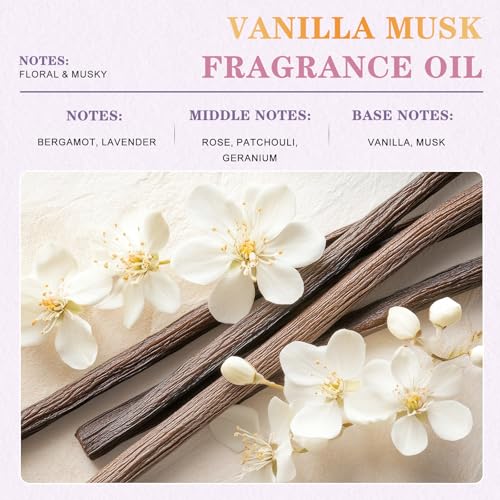 Aceite de Fragancia Vainilla Musk y Aceite Esencial Gardenia EUQEE 100ML miniatura 4