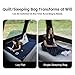 Sleeping Bag for Camping Warmth Sleeping Bag Portable Attachable Camping Bag 200g Faux Silk Cotton 5-15°C Cotton Sleeping Bags for Adults
