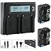 Produktbild 2X SK Akku Ersatz für Sony NP-FM500H | 1650mAh | NP-FM500 + LCD Doppel Ladegerät für Sony Alpha 57 77 99 A58 A65 A68 A77 A99 II DSLR A700 A850 A900