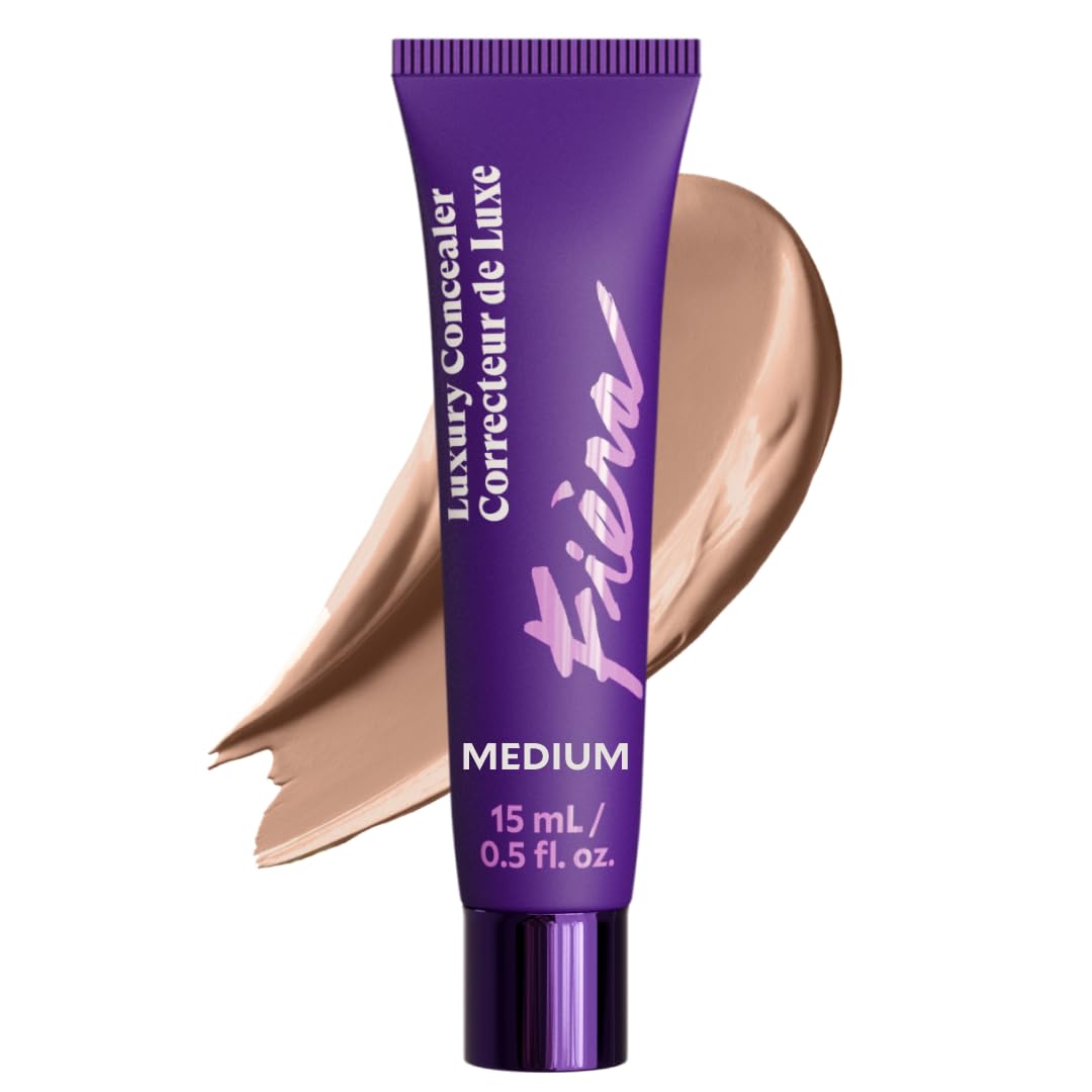 Fièra Luxury Concealer & Foundation with Anti-Aging Ingredients - Full Coverage for Dark Circles, Wrinkles
