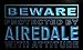 Produktbild ADVPRO m479-b Beware Airedale Neon Light Sign Barlicht Neonlicht Lichtwerbung