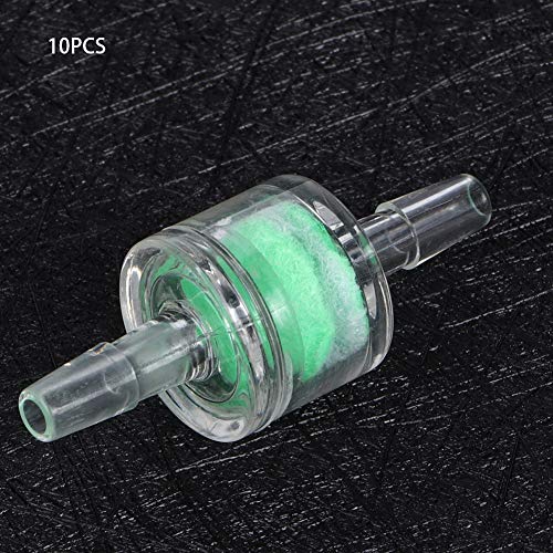 Filtro de tubo, 10 pcs ABS Verde Aquário Bomba de Água Tubo de Silicone Filtro de Tanques de Peixes